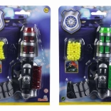 pistolet spatial à billes avec munitions 18 cm, 2 couleurs