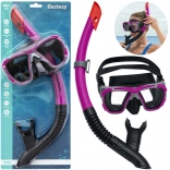Bestway Ensemble de snorkeling pour enfants et adultes – Rouge