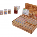 Tampon en bois animaux