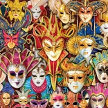 Puzzle EUROGRAPHICS masques vénitiens, 1000 pièces