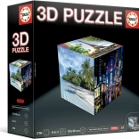 Educa puzzle 3D cube Voyage 216 pièces