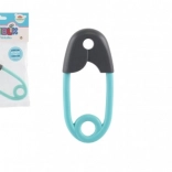 Hochet pour enfants épingle gris turquoise