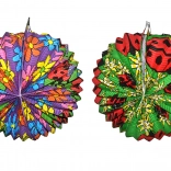 Lampion Boule Coccinelle 25 cm