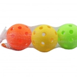 Balles colorées pour enfants 7 cm, 3 pièces en filet
