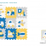 Tapis puzzle en mousse avec moyens de transport, 9 pcs, EVA, assemblage 3D pour enfants 10m+