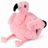 Flamant en peluche chauffant 3 en 1 - oreiller, manchon et peluche