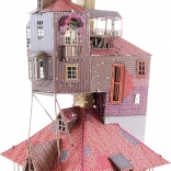 Puzzle métallique 3D METAL EARTH Harry Potter : Le Terrier (The Burrow) – modèle coloré