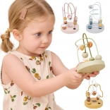 labyrinthe de perles en bois POLARB pour développer la motricité fine