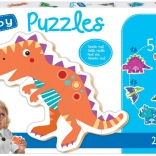 Educa baby puzzle dinosaures 5en1