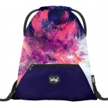 Sac à cordon avec poche Abstract