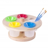 CLASSIC WORLD support tournant pour peintures avec gobelets