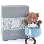 Coffret cadeau – ourson en peluche musical 20 cm