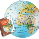 Ballon gonflable globe 50 cm – animaux