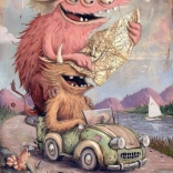 Puzzle 2000 pièces Heye Zozoville : excursion