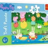 Puzzle 60 pièces – amusement de vacances PEPA PIG