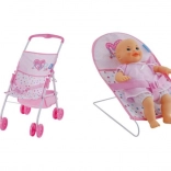 Ensemble Jouets pour Poupées Petits Cœurs 3-en-1