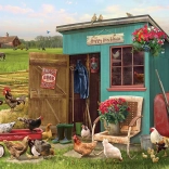 Puzzle Volière joyeuse 1000 pièces