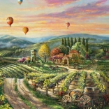 Schmidt puzzle Vignoble Tranquille 1000 pièces