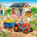 Puzzle maxi 40 pièces LIFE ON THE FARM de CASTORLAND