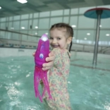 Jouet de bain rose Squiddy