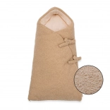 Couverture d’emmaillotage et gigoteuse NEW BABY Teddy beige