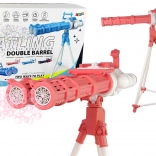 Machine à bulles sur trépied rose – tour à bulles électrique à hauteur réglable