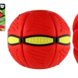 Disque-balle 2-en-1 en plastique rouge 22 cm