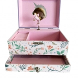 Boîte à bijoux musicale avec licorne