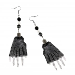Boucles d’oreilles mains de sorcière pour Halloween