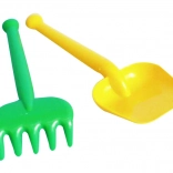 Set de jardin en plastique pour enfants – petite pelle et petits râteaux