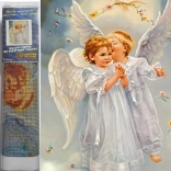 Peinture diamant Anges dans le ciel 30x40 cm