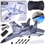 Sky Show avion RC en mousse léger avec éclairage LED et charge USB