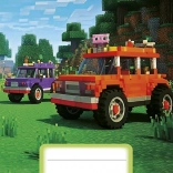 Cahier A5 non ligné avec motif automobile