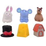 Flip and Change – animaux transformables en caoutchouc