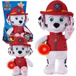 peluche Paw Patrol Marshall avec lampe de poche et veilleuse 32 cm