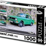 RETRO-AUTA Puzzle Moskvitch 2140 (1980) 1000 pièces