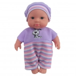 Bébé violet 18 cm