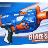 pistolet blaster électrique Blaze Storm avec 20 fléchettes en mousse, portée jusqu’à 10 m