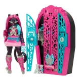 Monster High Secrets hantés Catty Noir – jouet avec armoire-penderie et surprises