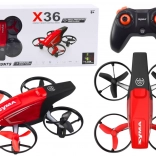SYMA X36 Drone RC télécommandé rouge