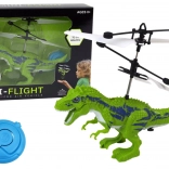 Dinosaure volant hélicoptère contrôlé par la main vert