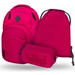 Baagl 3 Ensemble Coolmate Ruby: sac à dos, trousse et sac