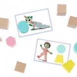 Blocs d’association en bois O! Klocki BABY – BOBAŚKI ET OURSON de Trefl