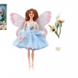 Poupée fée avec ailes articulées et accessoires