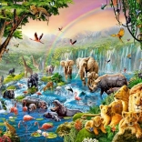 Puzzle 500 pièces JUNGLE RIVER (CASTORLAND)