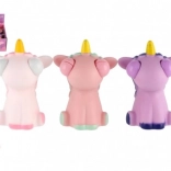 Licorne anti-stress à presser en silicone 9 cm