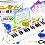 Clavier de piano électrique pour enfants Blue USB MP3 Notes