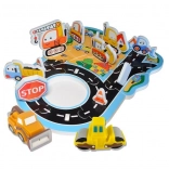 Autocollants de bain en mousse Zone de chantier