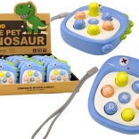 Jeu Whack a Mole dinosaure bleu