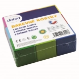 Detoa cubes en bois colorés 9 pcs